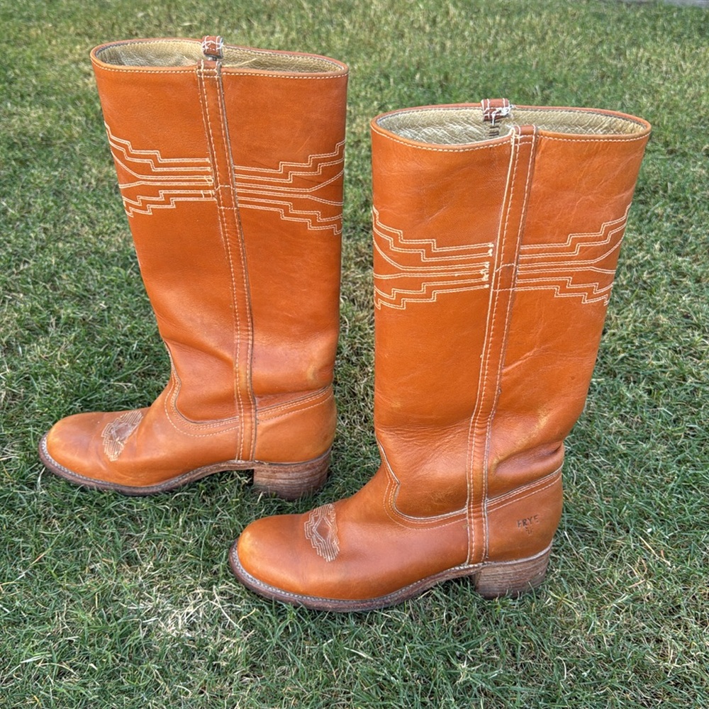 Frye vintage campus boots